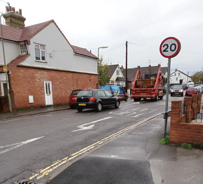 Lynchford roadworks