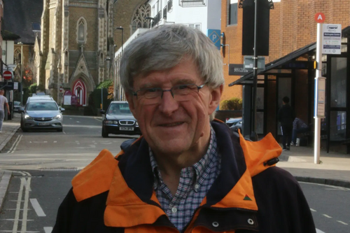 Alan Hilliar on Victoria Road, Aldershot