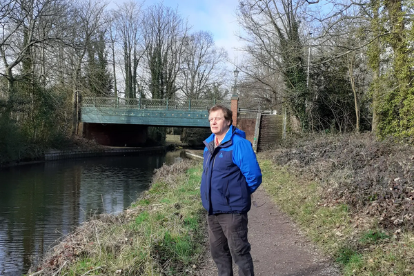 Basingstoke Canal near St Marks