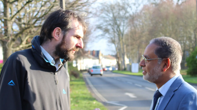 Alain Dekker and Cllr Abul Koher Chowdhury discuss the effect of Conservative cuts on local groups.